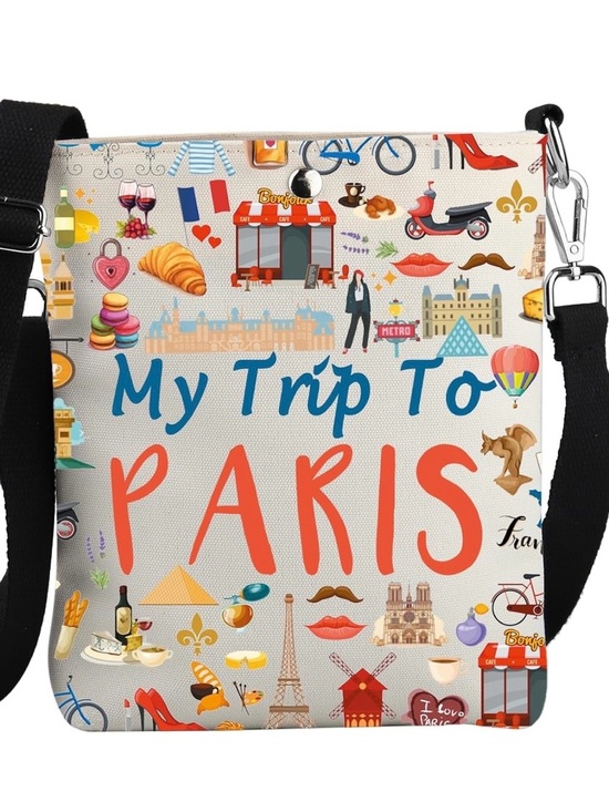 Handbags - Paris Travel Crossbody Purses for Women - Souvenir Gifts - Casual Crossbody Bag